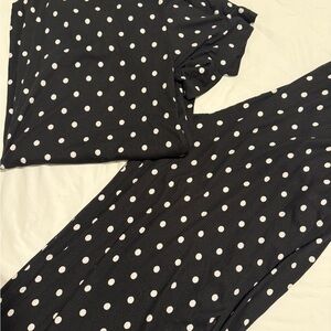Black Polka Dot play suit